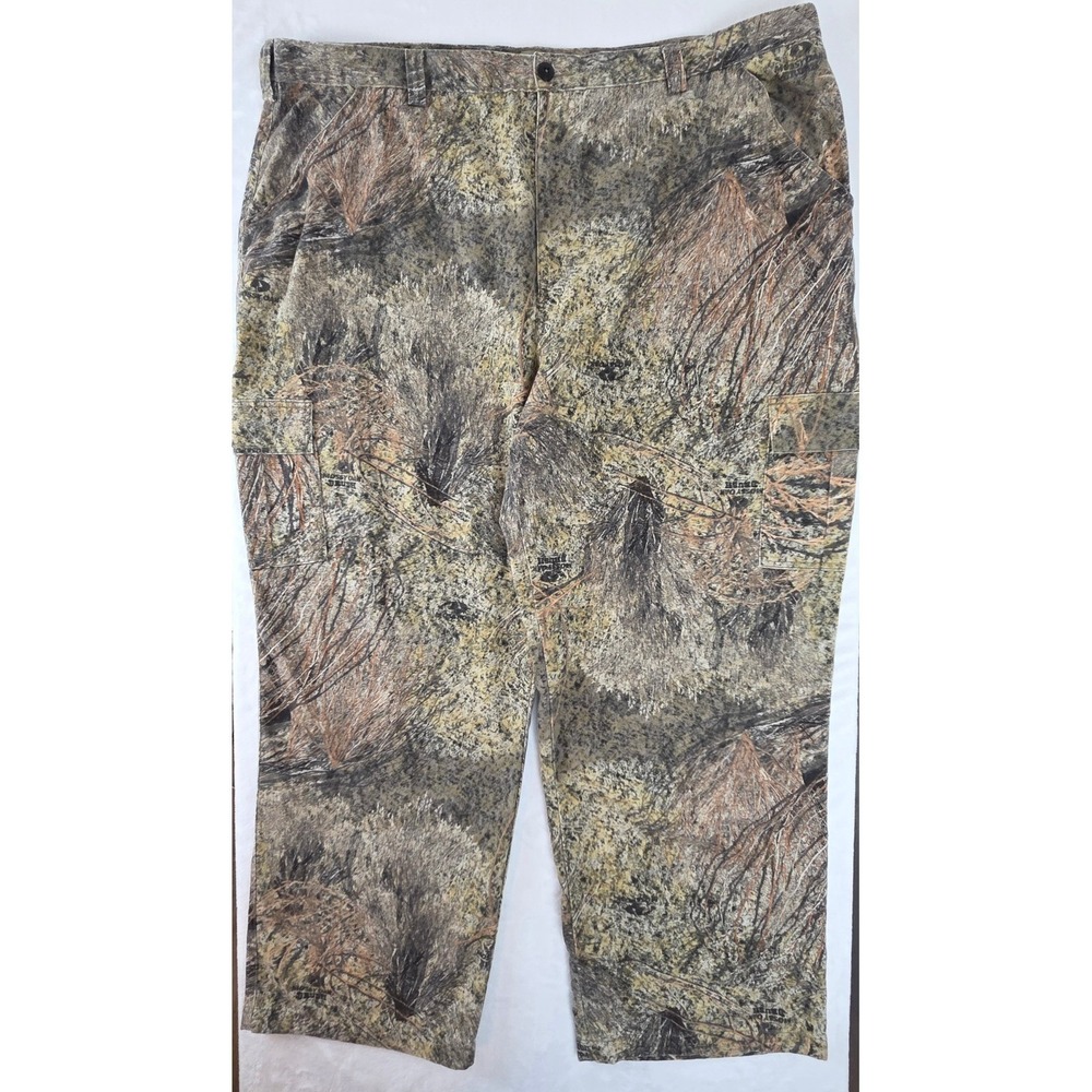 FieldStaff Mens Mossy Oak Brush Camo Size 50 Cargo Hunting Pants WMF05T Size 50 - Picture 2 of 9